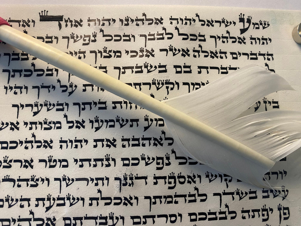 Mezuzah Scroll handwritten 20cm AriZ”l
